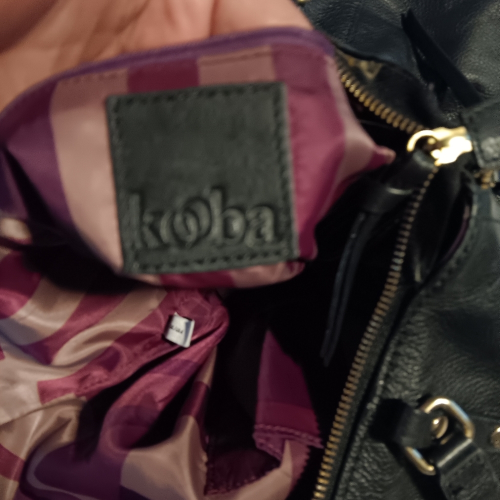 Black Leather Women's Bag Kooba
